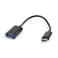 Adapter  Type-C male/ USB2.0 female 20cm, CM/AF, Cablexpert, A-OTG-CMAF2-01