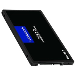 2.5" SSD 256GB  GOODRAM CX400 Gen.2, SATAIII, Sequential Reads: 550 MB/s, Sequential Writes: 490 MB/s, Maximum Random 4k: Read: 65,000 IOPS / Write: 61,440 IOPS, Thickness- 7mm, Controller Phison PS3111-S11, 3D NAND TLC