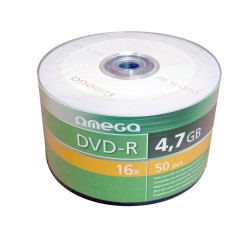 Disk DVD+R, Spindle 50pcs, Omega 16x 4.7 GB