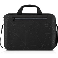 Dell Essential Briefcase 15 (ES1520C) - Notebook carrying case, Zippered, weather-resistant, zippered front pocket, Black reflective printing.