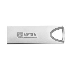 32GB USB2.0 MyMedia (by Verbatim) MyAlu USB 2.0 Drive Metal casing, Compact and lightweight, (Read 18 MByte/s, Write 10 MByte/s)