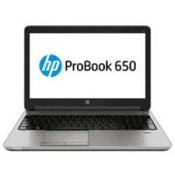 HP ProBook 650 G1 i5-4310M 2.7GHz, 8Gb DDR3-12800, HDD 500Gb, dvdrw bay, FARA WebCam, 15.6", DP, VGA, USB3/USB2,  FARA WLan, Win 7 Pro 64bit, CPU Mark 3191