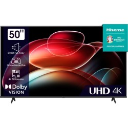 50" LED SMART TV Hisense 50A6K, Real 4K, 3840x2160, VIDAA OS, Black