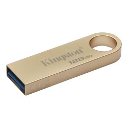 128GB USB3.0  Kingston DataTraveler SE9 G3 Gold, Metal casing, Compact and lightweight (Read up to 220 MByte/s, Write up to 100 MByte/s)