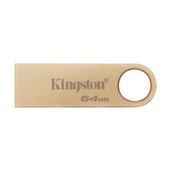 64GB USB3.0  Kingston DataTraveler SE9 G3 Gold, Metal casing, Compact and lightweight (Read up to 220 MByte/s, Write up to 100 MByte/s)