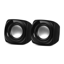 Speakers SVEN 120 Black (USB),  2.0 / 2x2.5W RMS, USB power supply, Volume control on the cable