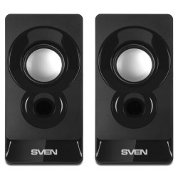 Speakers SVEN 300 Black (USB),  2.0 / 2x3W RMS, USB power supply