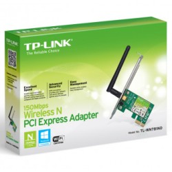 Wireless PCI-E Adapter TP-LINK TL-WN781ND, 150Mbps