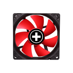 92mm Case Fan - XILENCE XPF92.R.PWM Fan, 92x92x25mm, 1800rpm, <19dBa, 32.1CFM, hydro bearing, 4Pin with PWM,  Black/Red